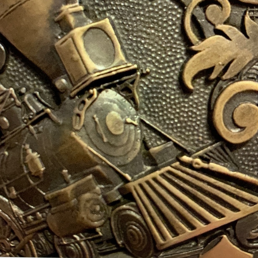 Award Design Medals Vintage Locomotive Belt Buckle - Picture 8 of 10